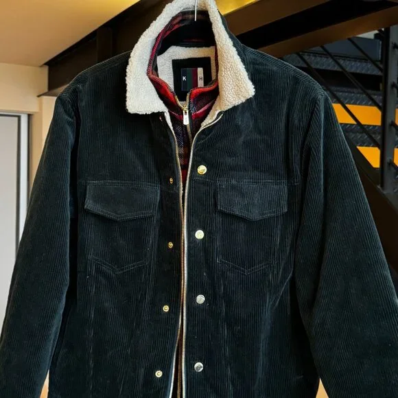 Kith Green Corduroy Sherpa-Lined Jacket